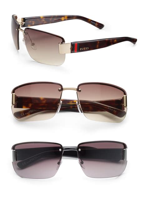 gucci mens sunglasses 1013|gucci rimless sunglasses men's.